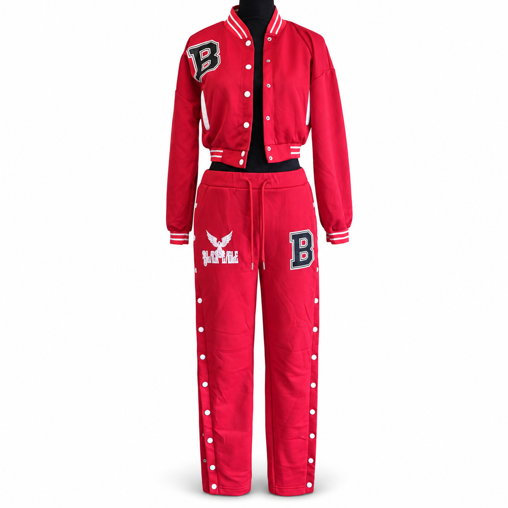 Eagle114 Varsity Two piece tracksuit set