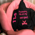 Black Eagle Autism Affirmation Kids Hoodie-"Processing Life at My Own Speed."
