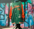 Black Eagle 114's varsity jacket