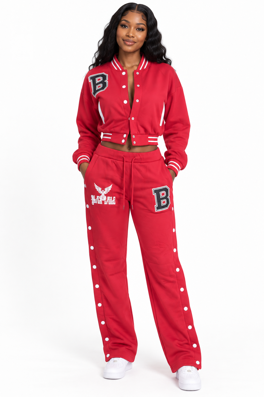 Eagle114 Varsity Two piece tracksuit set