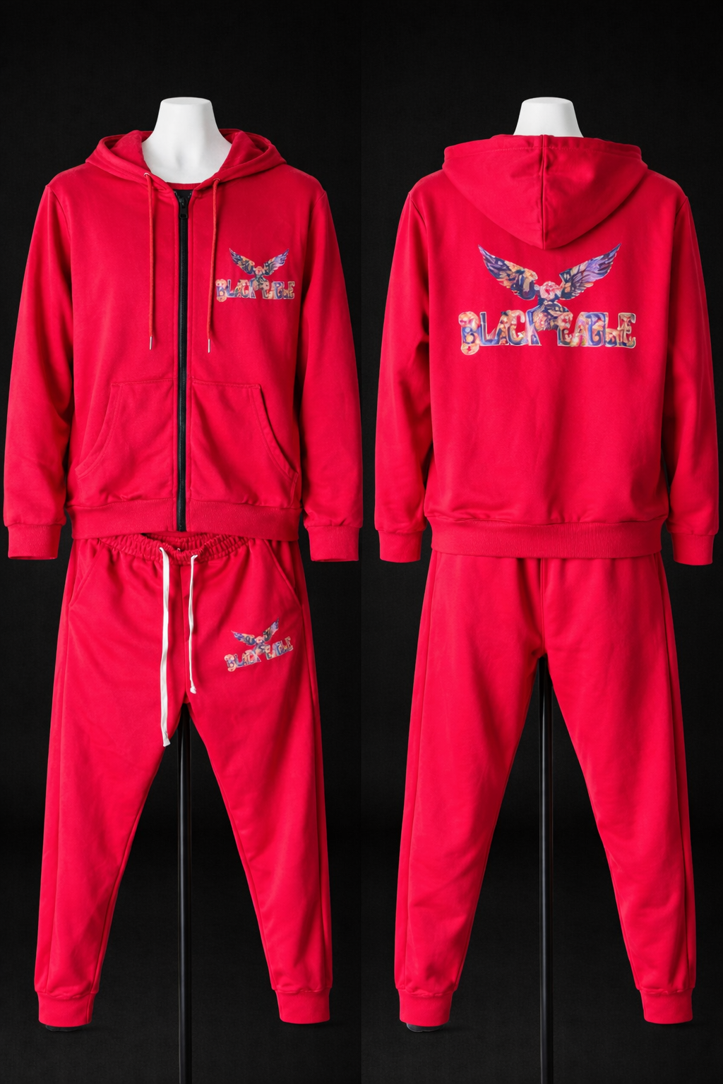Black Eagle Zip-Up sweatsuit